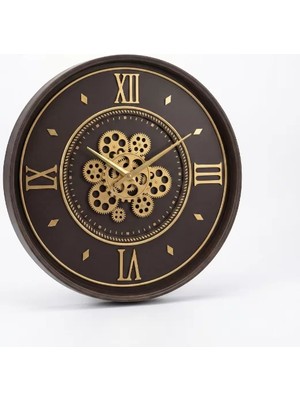 Çarklı Duvar Saati 55 cm Midastech