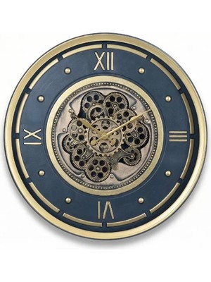 Çarklı Duvar Saati 60 cm Midastech