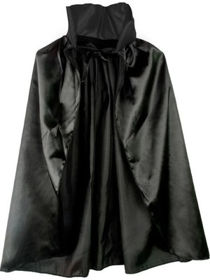 Gültekin Siyah Renk Yakalı Halloween Pelerini 90 cm