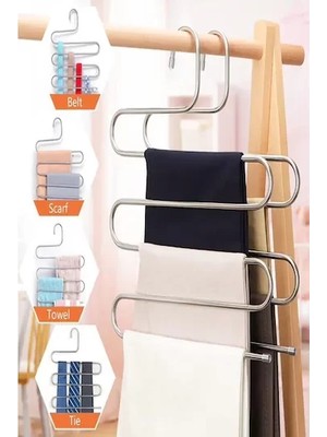 Krom Pantolon Askısı Midastech