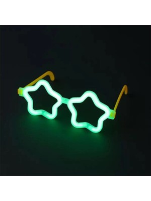 Yıldız Glow Partisi Gözlüğü - 12 Adet Midastech