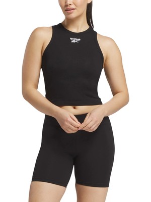 Reebok Id Rıb Tank Siyah Kadın Atlet