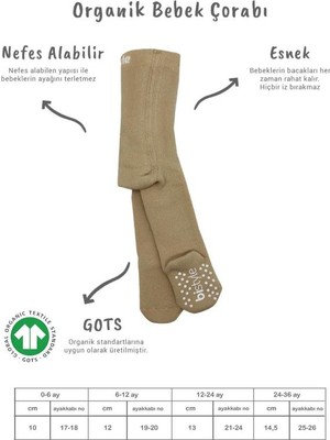 Freedom Storee Tekli Kaymaz Mix Havlu Külotlu Çorap 50501 Bej