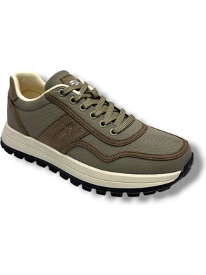 Ryt 26YM Med-26 Keten Anatomik Taban Erkek Sneaker Zeytin Bej