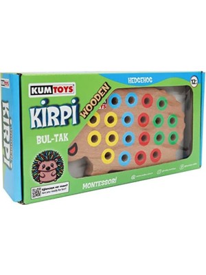 Markaon KM5655 Ahşap Kirpi Bultak -Toys