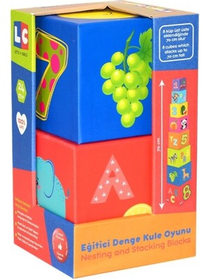 Markaon 30628  - Eğitici Denge Kule Oyunu +24 Ay