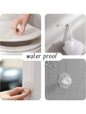 Freedom Storee Büyük Boy Çok Amaçlı Yapışkan Kristal Tutacak Kulp 4 Adet