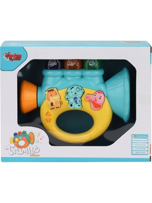 Markaon JLG-855-37A Işıklı ve Müzikli Trompet Bebek Pianosu -Vardem Oyuncak