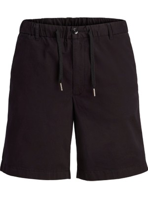 Jack & Jones Erkek Jogger Şort - Jaiden Düz Desen Nefes Alabilir Özellikli Rahat Kalıp