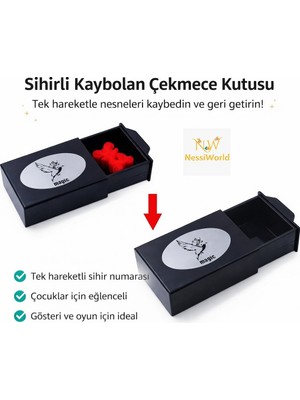 Freedom Storee Herşeyi Kaybeden Sihirli Kutu Sihirli Çekmece 3X10X7 cm