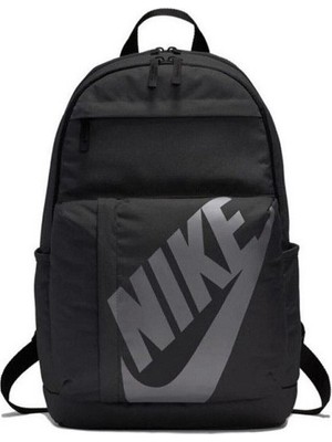 Sportive Nike Gri Baskılı 0944 Unisex Spor Siyah Sırt Çantası