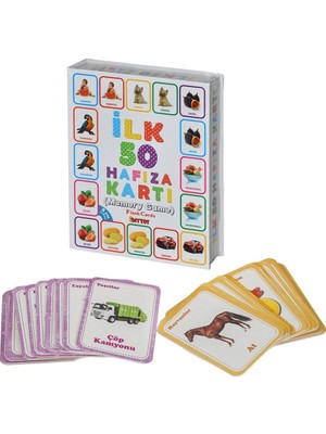 Markaon 1475 Ilk 50 Hafıza Kartları (Memory Game )