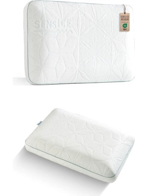 Viscotex Sens Ice Teknoloji Serin Uyku Efektli Visco Yastık Medium 60X40X13 cm