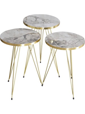 Zigon Sehpa Gold Efes Tel 1043