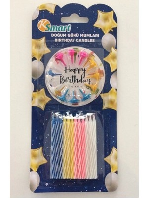Ksmart Doğum Günü Pasta Mumu 24'Lü