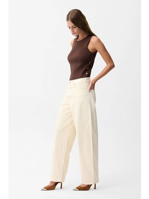 Adl Dar Paça Pantolon Butter 15346639000