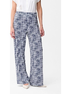 Love My Body Baskılı Pantolon Lacivert 153L9549001