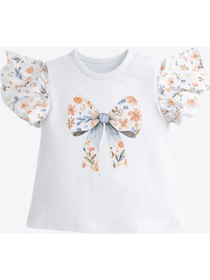 Kitikate Organik Lulu T-Shirt Beyaz