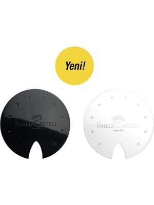 Faber-Castell Kalemtraş Ufo Siyah/Beyaz 1 Adet