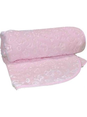 Özdilek Embos Peluş Bebek Battaniyesi 100 X 120 Pembe 2415