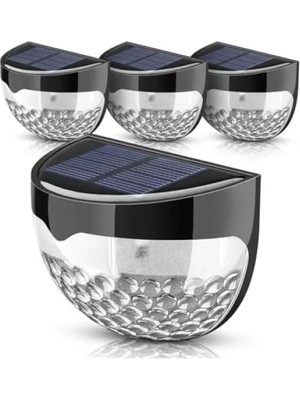 Ulu Pazarlama Güneş Enerjili 4 Adet LED Duvar ve Çit Aydınlatma