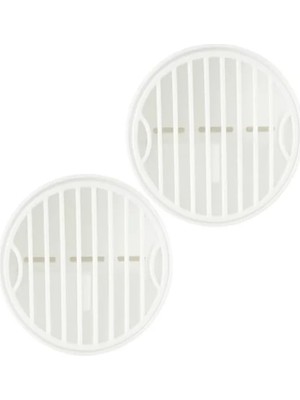Ulu Pazarlama Su Sızdırmaz Koku Önleyici Zemin Gideri Süzgeç Kapağı - 2'li Set, 8 cm