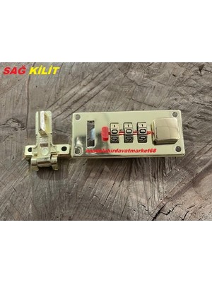 Dmr Sarı Renk Şifreli Çanta Kilidi Deri Çanta Kilit Bond Çanta Kilidi Gold Renk Sağ