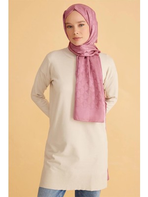 Belli Fresh Jakarlı Açık Pembe Şal 1
