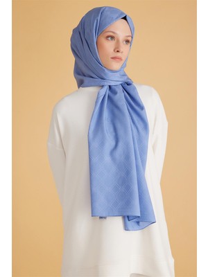 Belli Fresh Monogram Mavi Şal 2