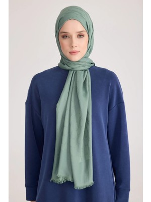 Belli Fresh Geometrik Desen Mint Yeşili Açelya Şal 2 - 675