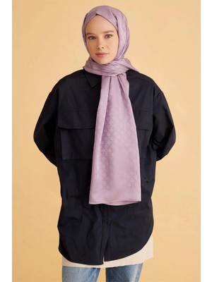 Belli Fresh Jakarlı Lila Şal 3