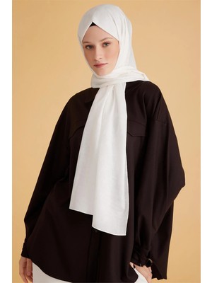 Belli Fresh Monogram Beyaz Şal 3