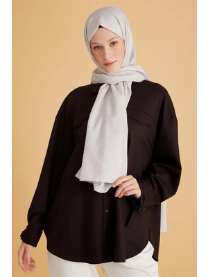 Belli Fresh Monogram Açık Lila Şal 3