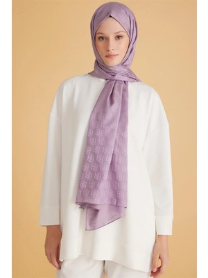 Belli Fresh Monogram Lila Şal 1