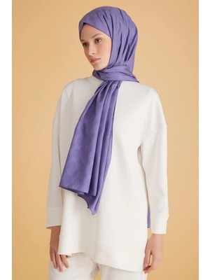 Belli Fresh Monogram Mor Şal 2