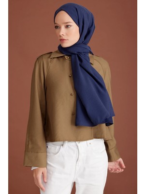 Belli Fresh Coral Lacivert Şal