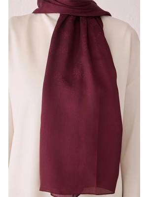 Belli Fresh Çiçek Desen Bordo Liva Şal 1 - 32