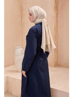 Belli Fresh Geometrik Desen Ekru Peryy Şal 1