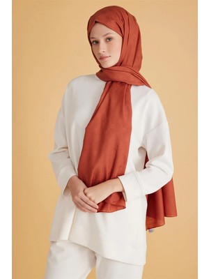 Belli Fresh Monogram Kiremit Şal 3