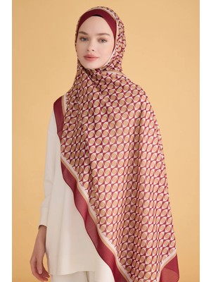 Belli Fresh Monogram Desen Pembe Sarı Nova Şal 1000 - 19
