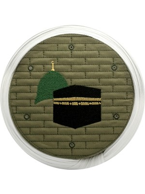 Sarıkhane Hac Umre Sarığı – Bordo Kumaş – Bordo Takke – Çapraz Sarım – Mekke-Medine – 7 Metre