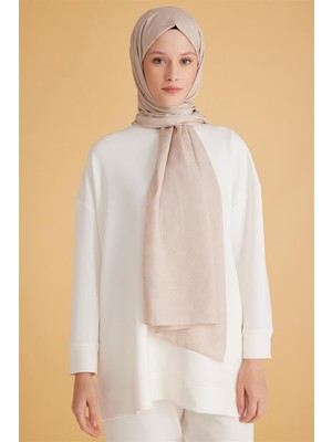 Belli Fresh Monogram Krem Şal 2