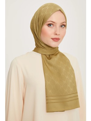 Belli Fresh Green Altın Hardal Şal 2