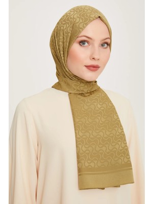 Belli Fresh Green Altın Hardal Şal 4