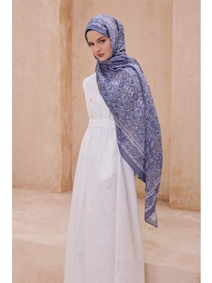 Belli Fresh Etnik Desen Lila Sanda Şal 1406