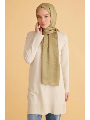 Belli Fresh Jakarlı Açık Hardal Şal 3