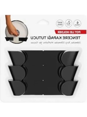 Ulu Pazarlama 3 Parça Kendinden Yapışkanlı Tencere Kapağı Tutucu Seti