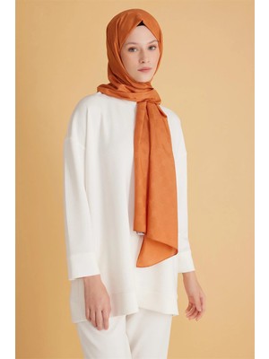 Belli Fresh Monogram Turuncu Şal 3