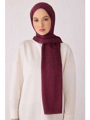 Belli Fresh Kıvrımlı Desen Bordo Liva Şal 2 - 32