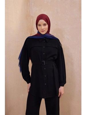 Belli Fresh Degrade Bordo-Lacivet Şal